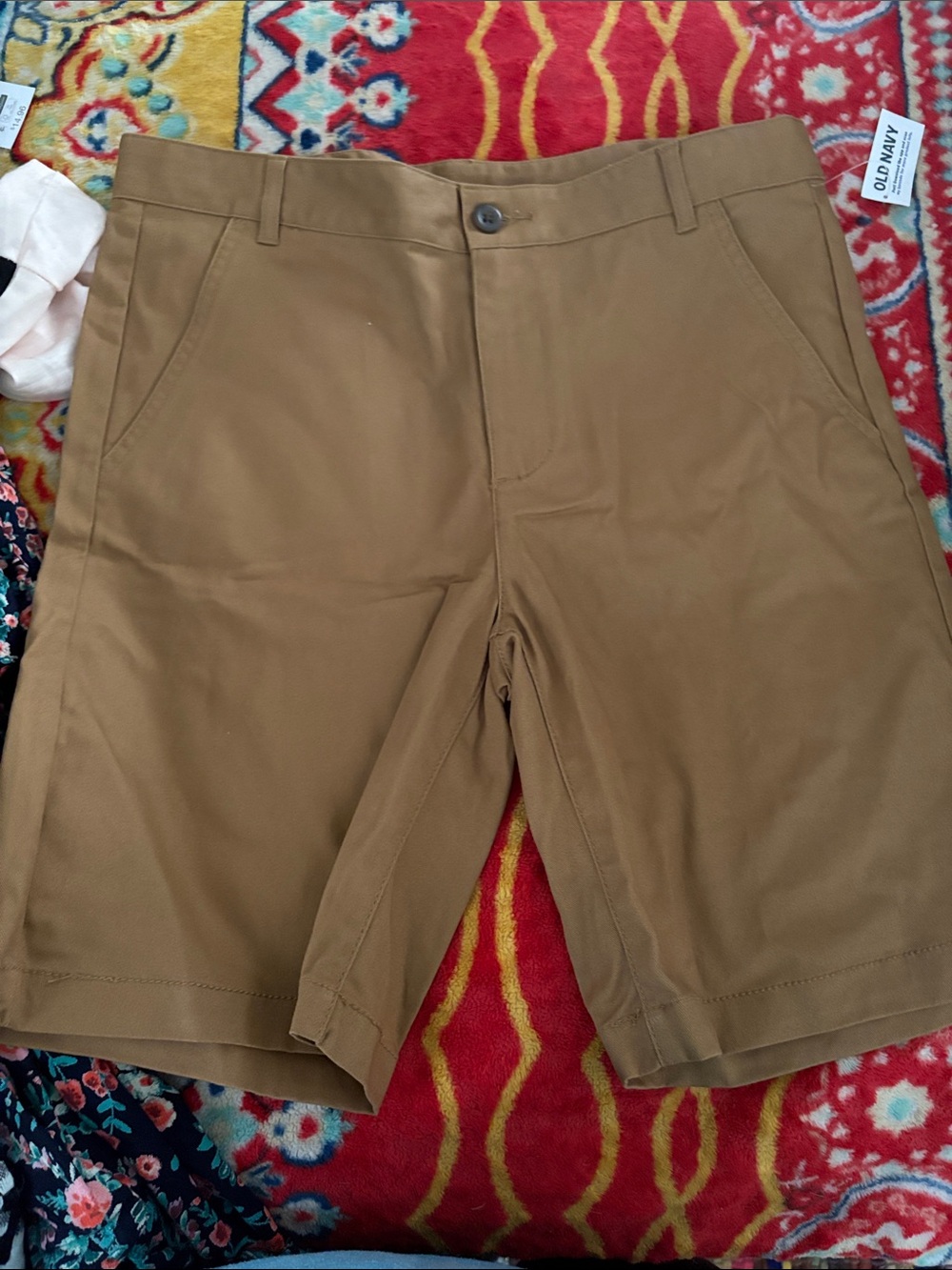 Old Navy kidsBrown Flat-Front Performance Shorts